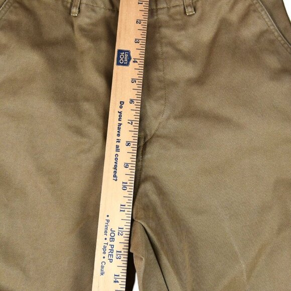 UNIQLO Smart Ankle Pants Tan Twill Tailored Waist 27-28 Academia Career Minimal - Picture 5 of 10